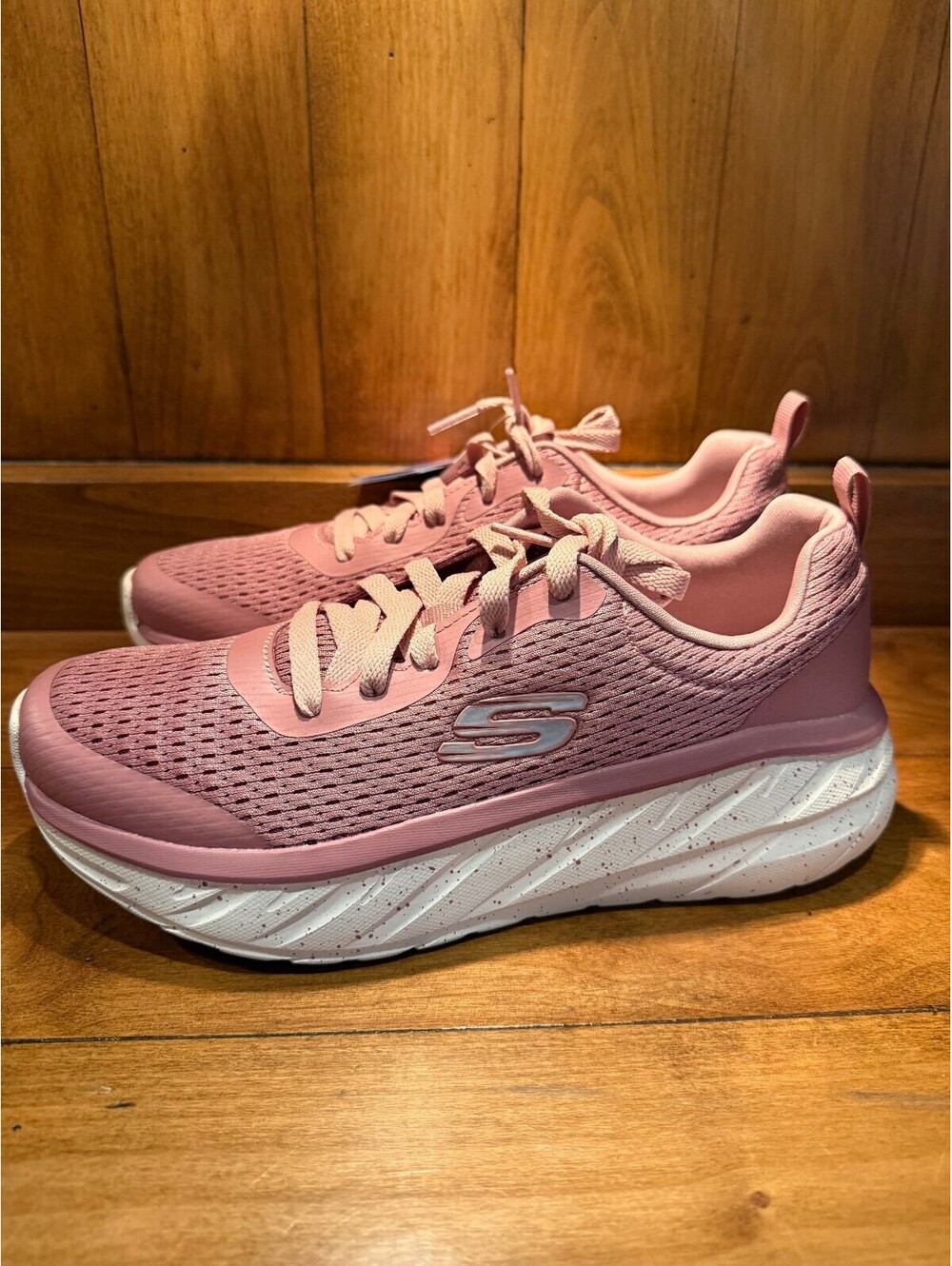New Skechers Pink Memory Foam Athletic Sneakers Women's 8.5 - Picture 2 of 7
